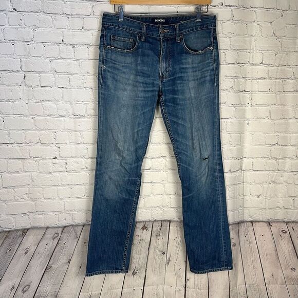 Bonobos Jeans Mens Slim Straight Jeans Denim W31 x L30 - Picture 1 of 14